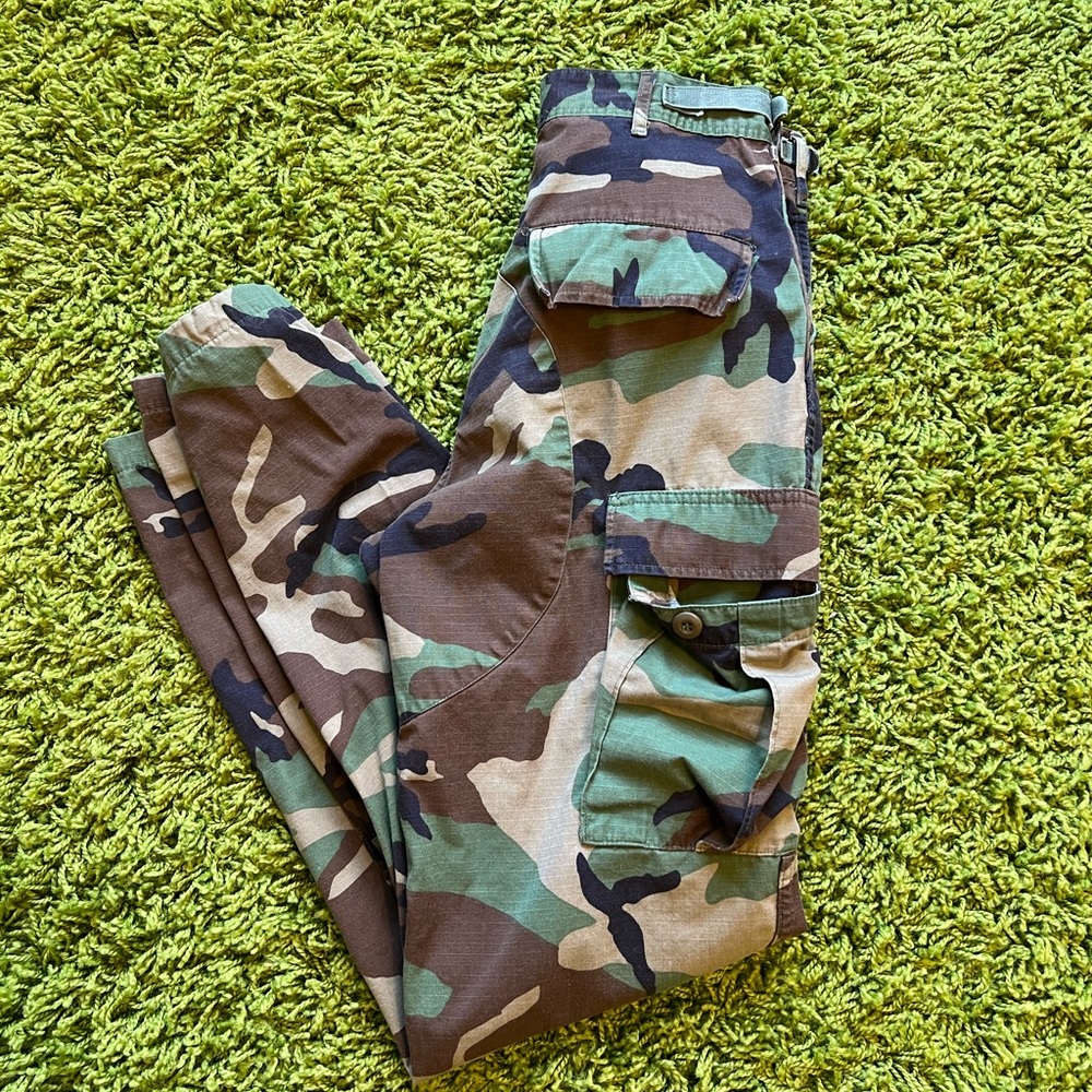 Vintage Camo Cargo Army Pants
